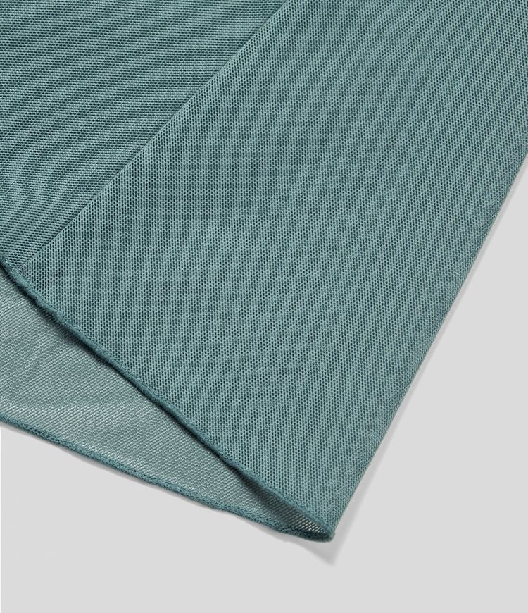 ColaGonna™ - Jupe midi et short 2 en 1 en tulle taille haute, cordon de serrage, filet contrastant et poches latérales