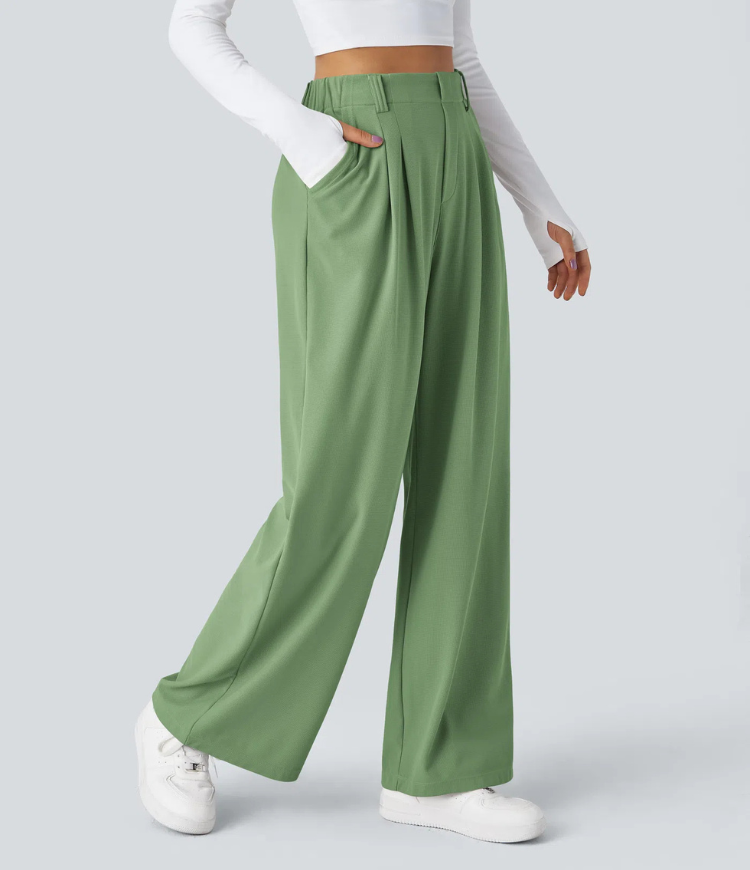ColaTek Air V2™ - Pantalon évasé avec ceinture haute et poches latérales