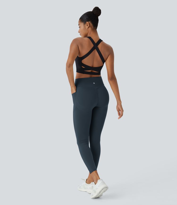 ColaLeg™ - Legging Butt-Lifting taille haute, poches latérales, façonné pour l'entraînement