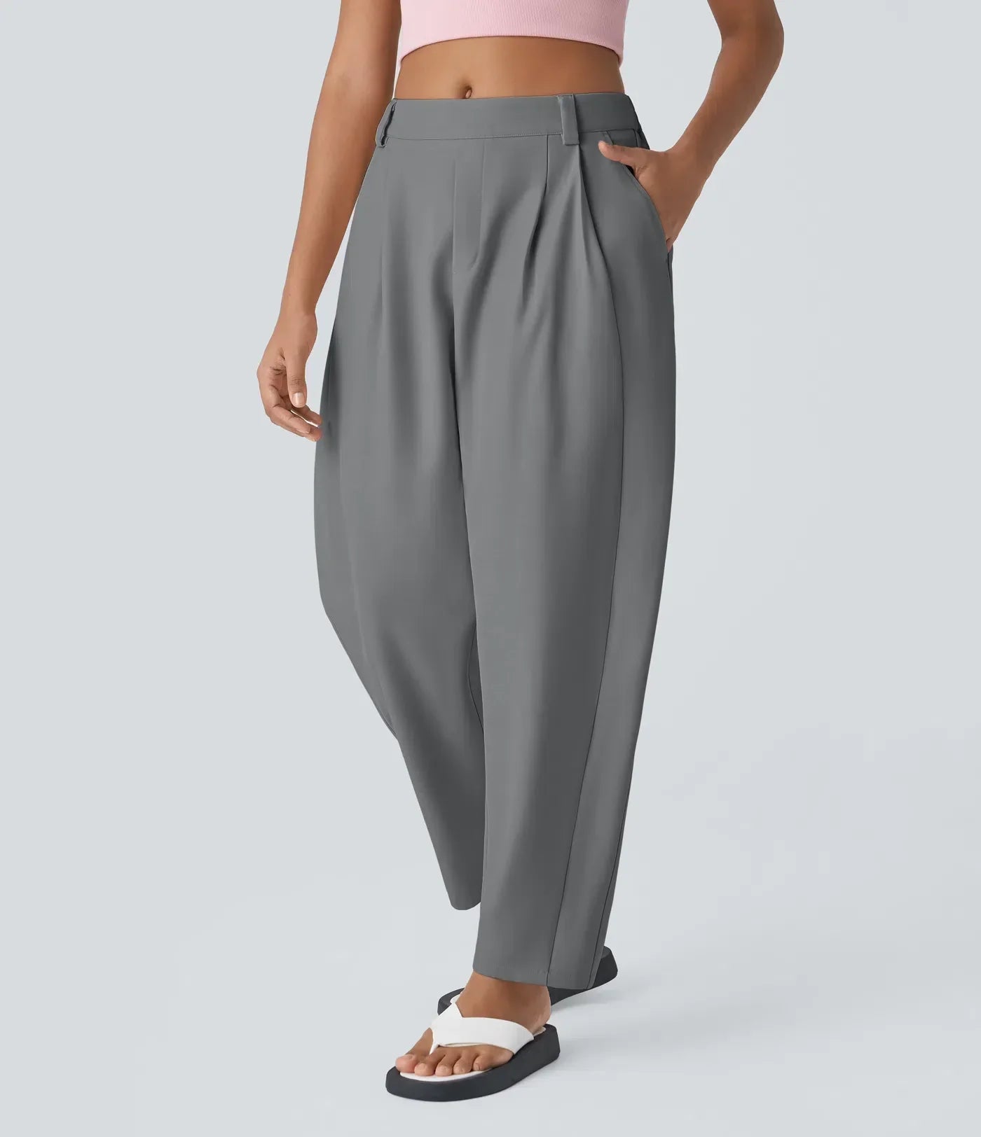 ColaTek Air V3™ - Pantalon large avec ceinture haute, poches latérales et jambe tonneau