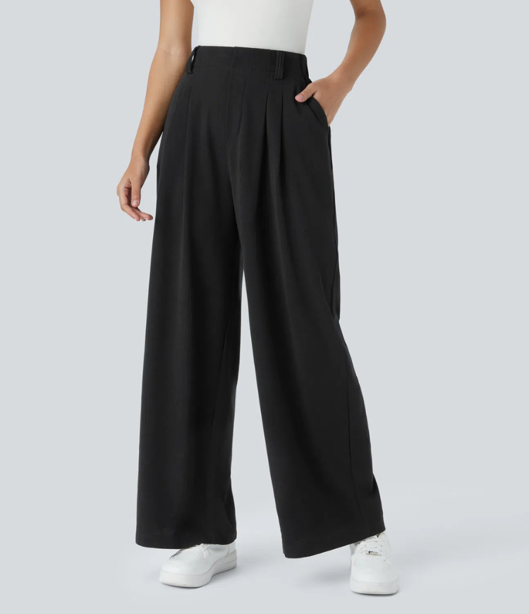 ColaTek Air V2™ - Pantalon évasé avec ceinture haute et poches latérales