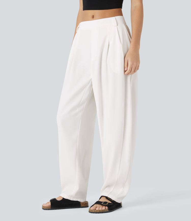 ColaTek Air V3™ - Pantalon large avec ceinture haute, poches latérales et jambe tonneau