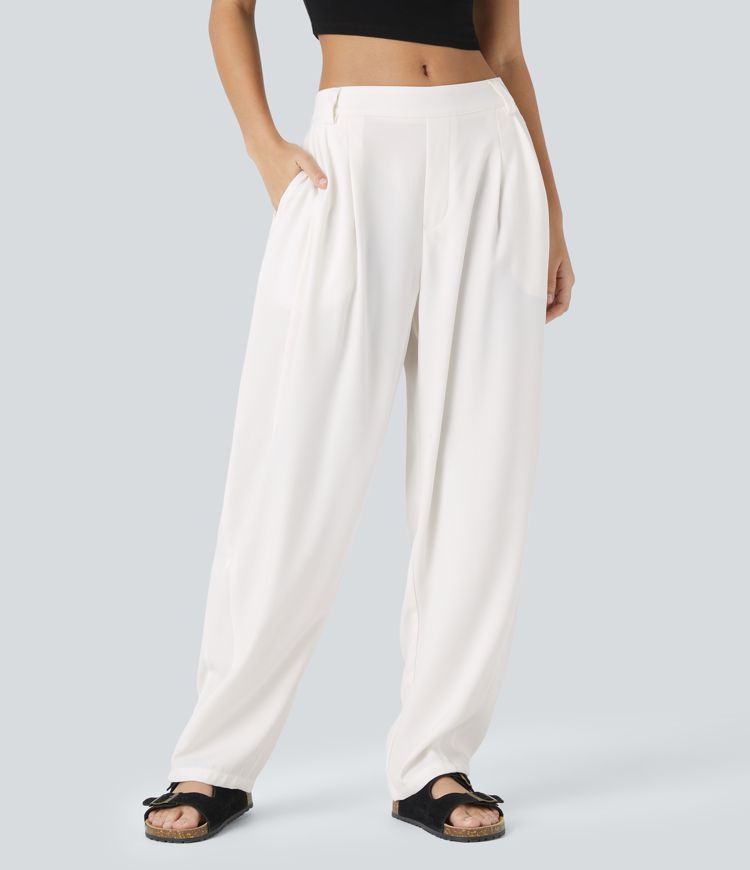 ColaTek Air V3™ - Pantalon large avec ceinture haute, poches latérales et jambe tonneau