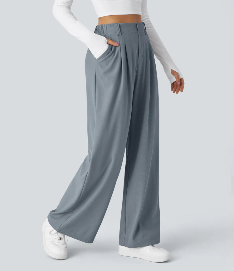 ColaTek Air V2™ - Pantalon évasé avec ceinture haute et poches latérales