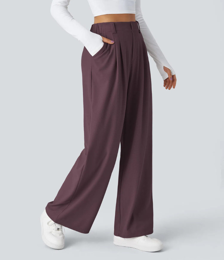 ColaTek Air V2™ - Pantalon évasé avec ceinture haute et poches latérales