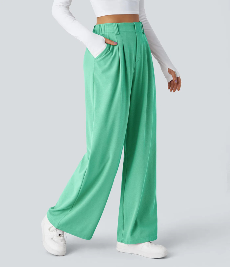 ColaTek Air V2™ - Pantalon évasé avec ceinture haute et poches latérales