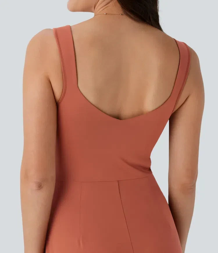ColaSuit™ X - Robe décontractée dos nu avec poches latérales et taille en X