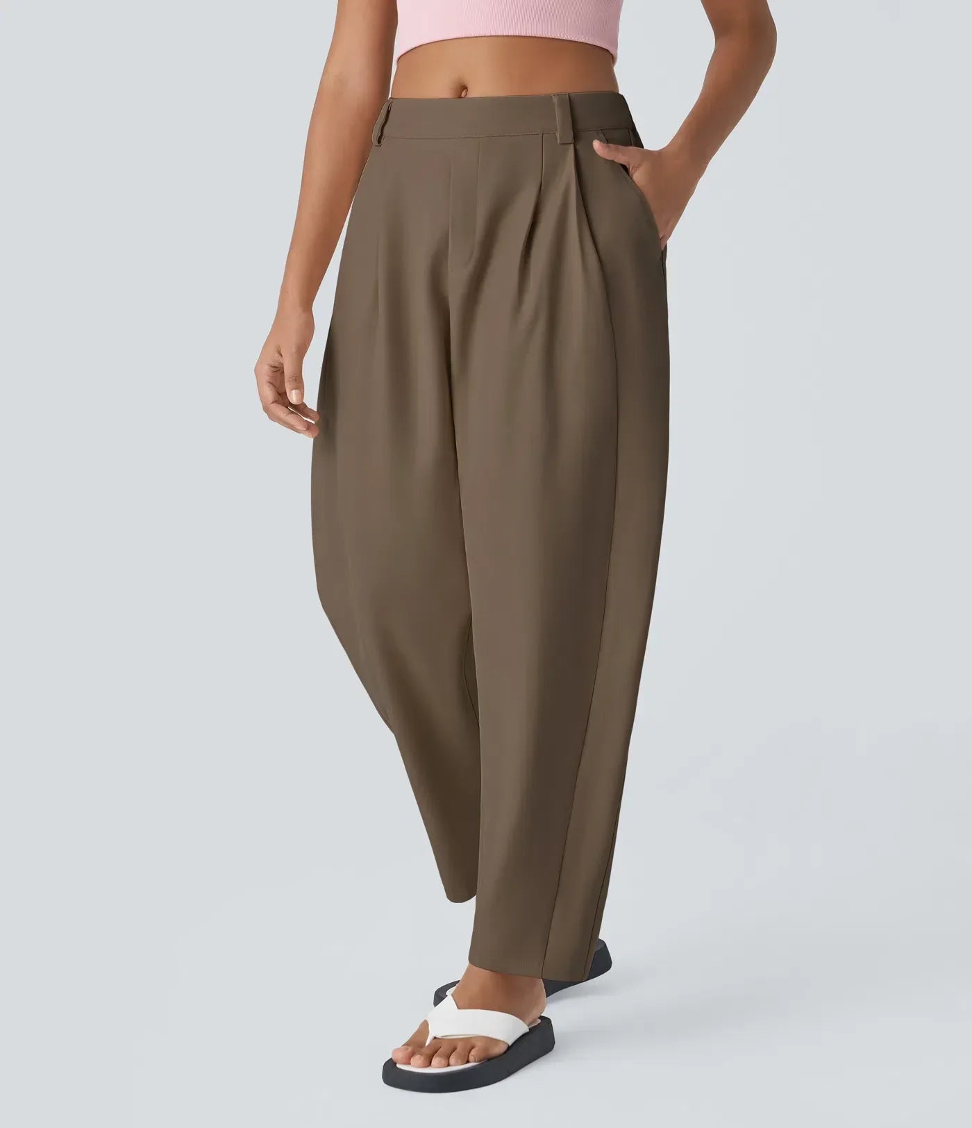 ColaTek Air V3™ - Pantalon large avec ceinture haute, poches latérales et jambe tonneau