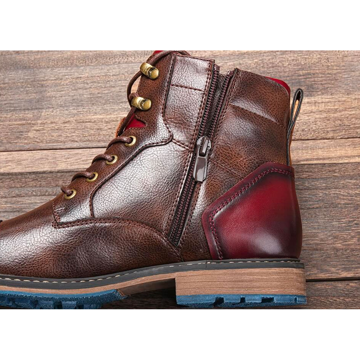 Aaron | Bottines Oxford en cuir fin faites à la main