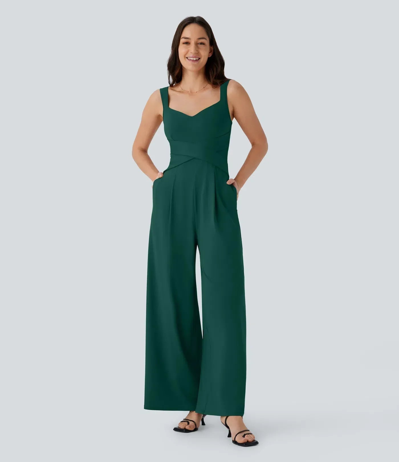 ColaSuit™ X - Robe décontractée dos nu avec poches latérales et taille en X