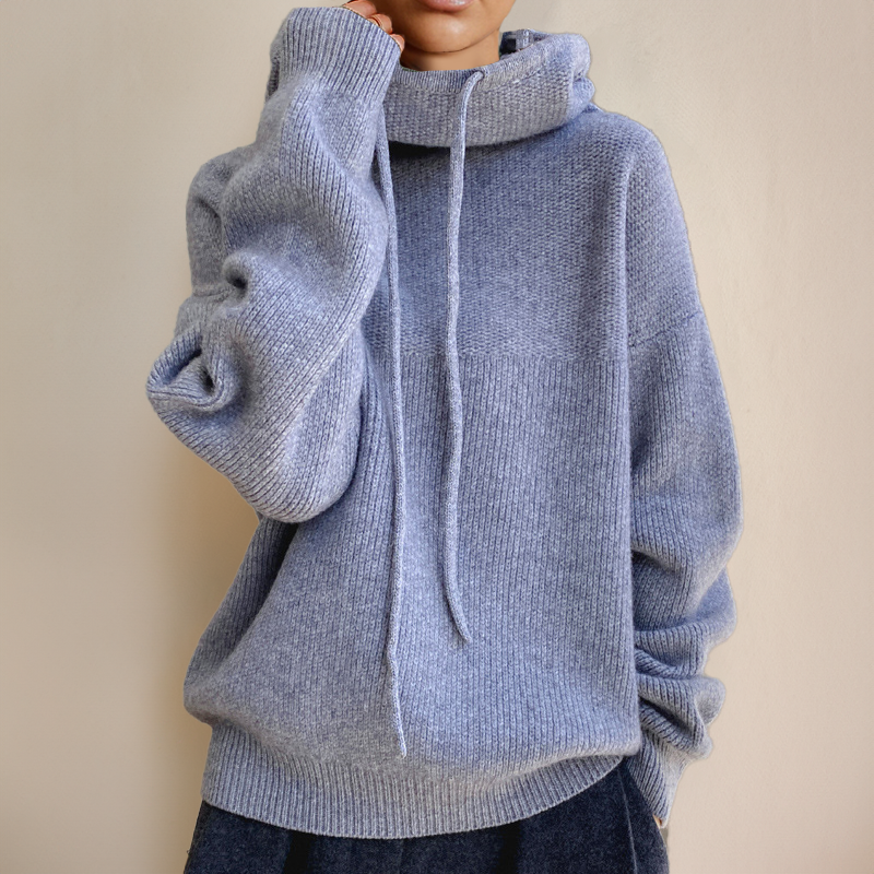 Charlotte™ | Pull à col montant en laine mérinos