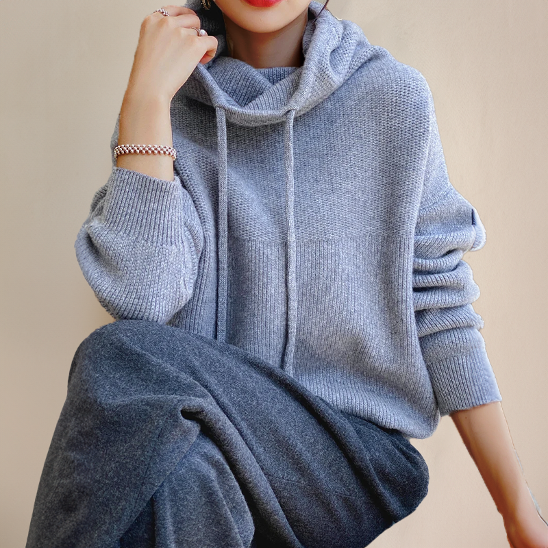 Charlotte™ | Pull à col montant en laine mérinos