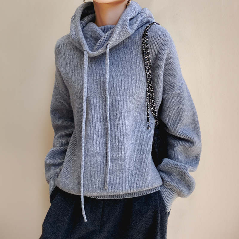Charlotte™ | Pull à col montant en laine mérinos