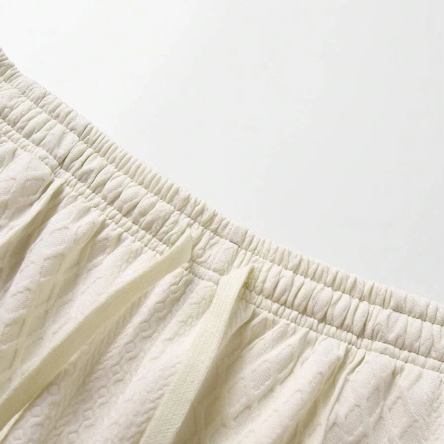 Ensemble athleisure pour homme, style décontracté pour le quotidien, les trajets et la maison, en tissu polyester respirant, couleur unie, motif diamant, polyvalent et sportif