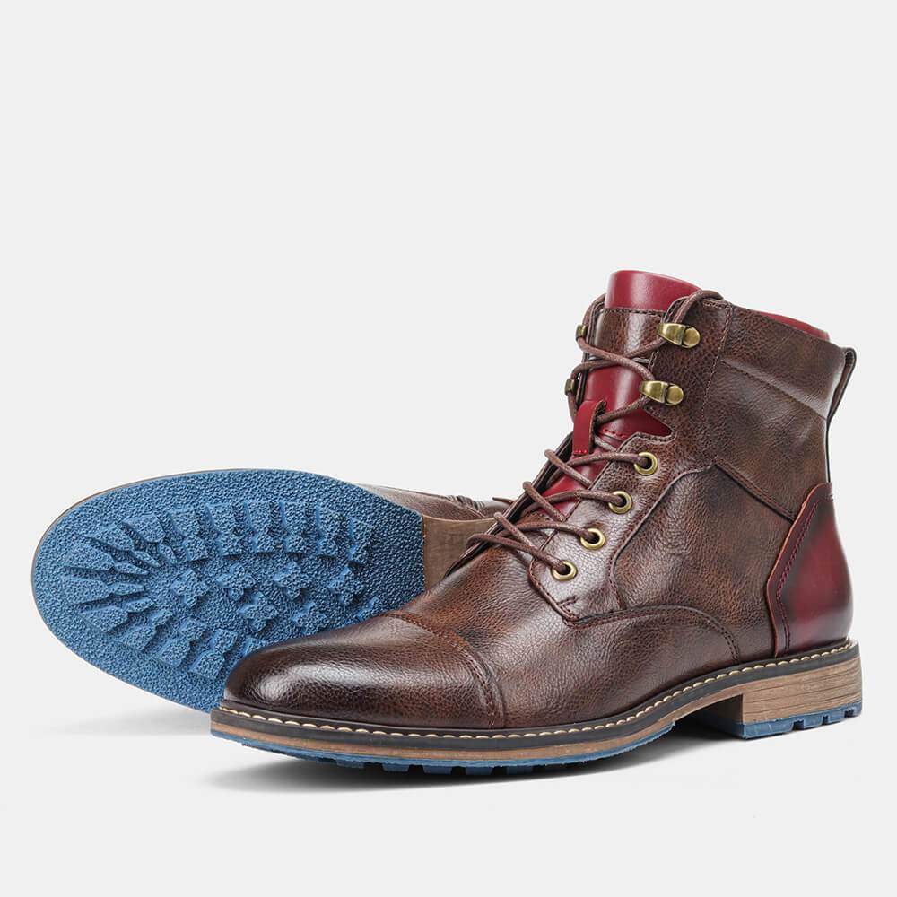 Aaron | Bottines Oxford en cuir fin faites à la main