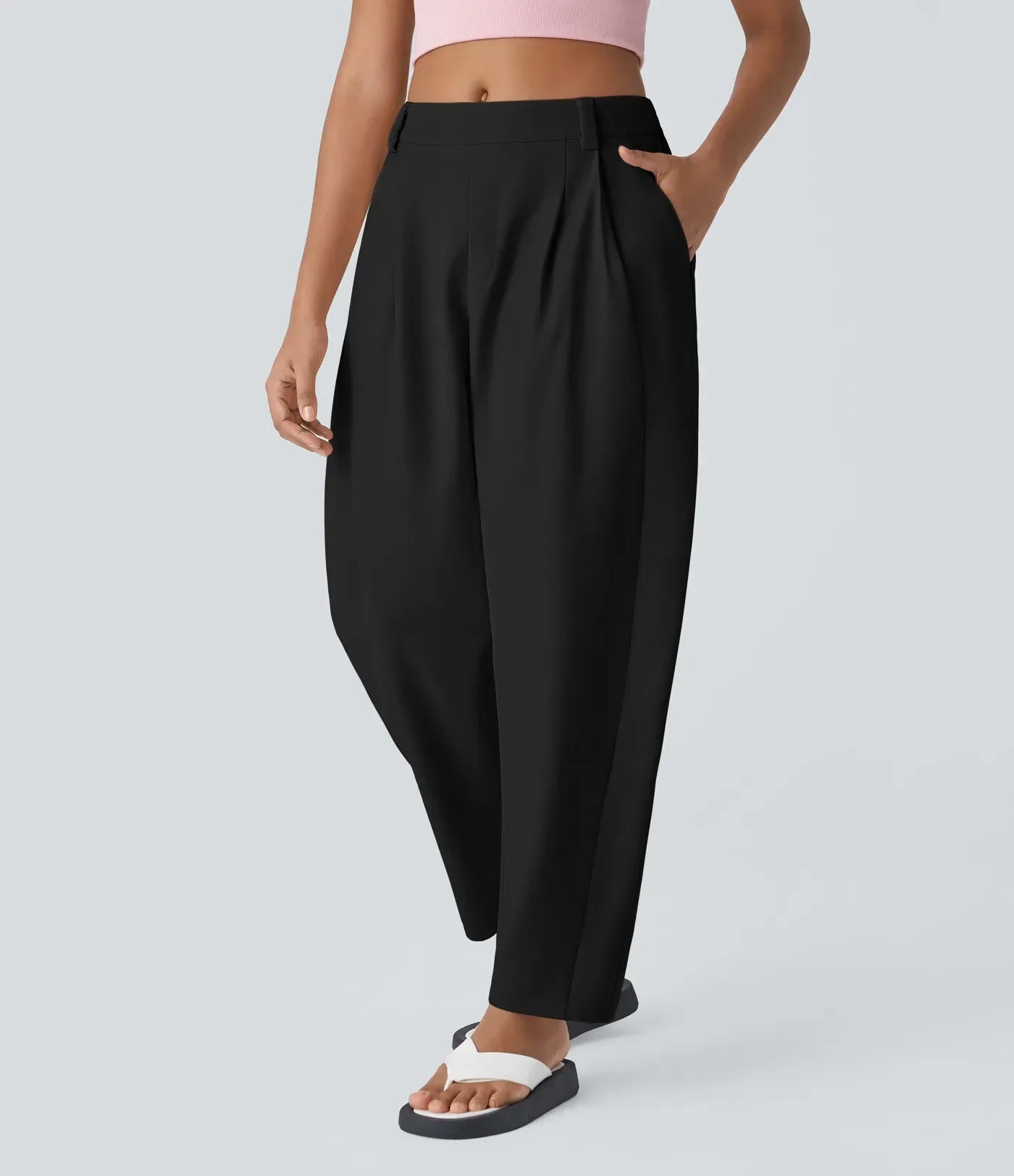 ColaTek Air V3™ - Pantalon large avec ceinture haute, poches latérales et jambe tonneau