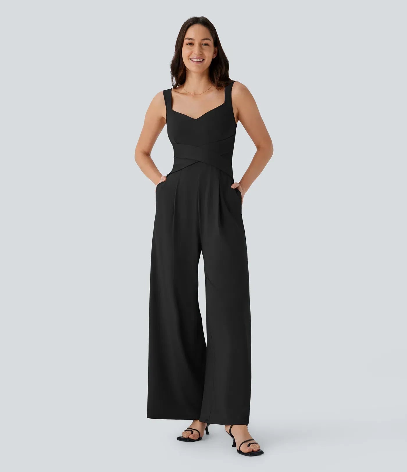 ColaSuit™ X - Robe décontractée dos nu avec poches latérales et taille en X