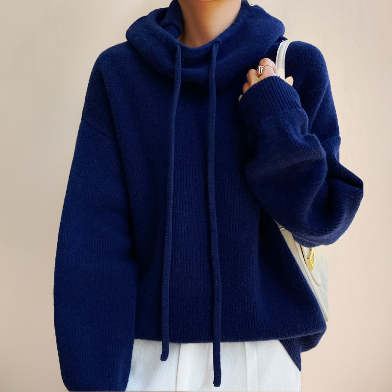 Charlotte™ | Pull à col montant en laine mérinos